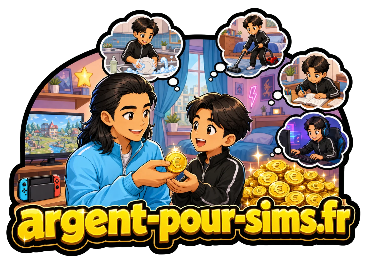 Argent pour Sims
