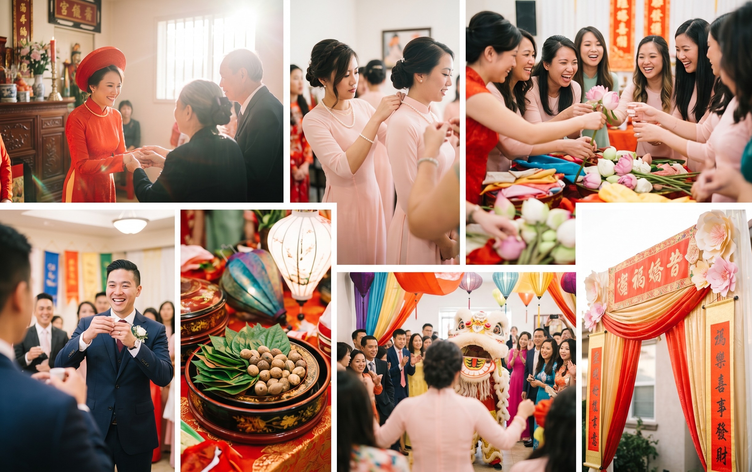 Mariage vietnamien - traditions, couleurs et émotions de famille